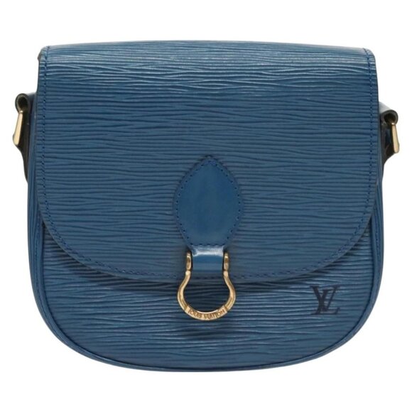 LOUIS VUITTON Epi Saint Cloud PM Shoulder Bag Blue - Picture 7 of 16